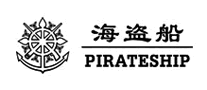 海盗船心形耳环